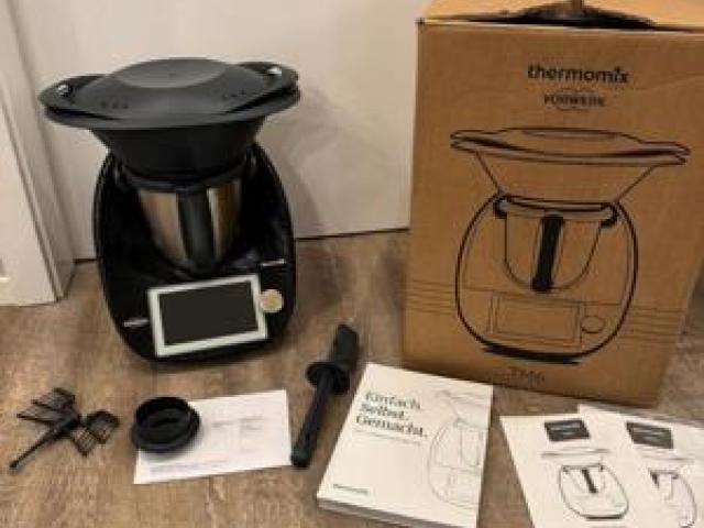 Thermomix Tm6 diamant Schwarz Neu - 1