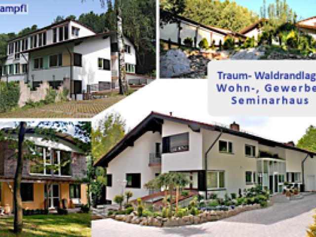 Eggenfelden - Attraktives Wohn-, Gewerbe- & Seminarhaus in Traumlage! - 1